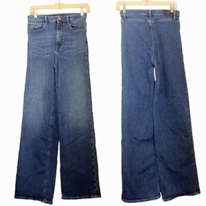 Guess High Rise Flare Bareback Jeans 28